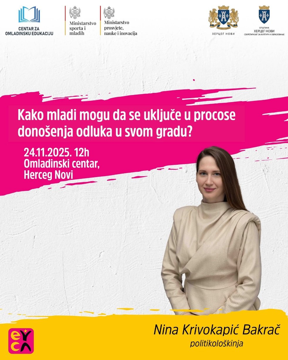 Radionica „Kako mladi mogu da se uključe u procese donošenja odluka u svom gradu” 1 FB IMG 1763716956437